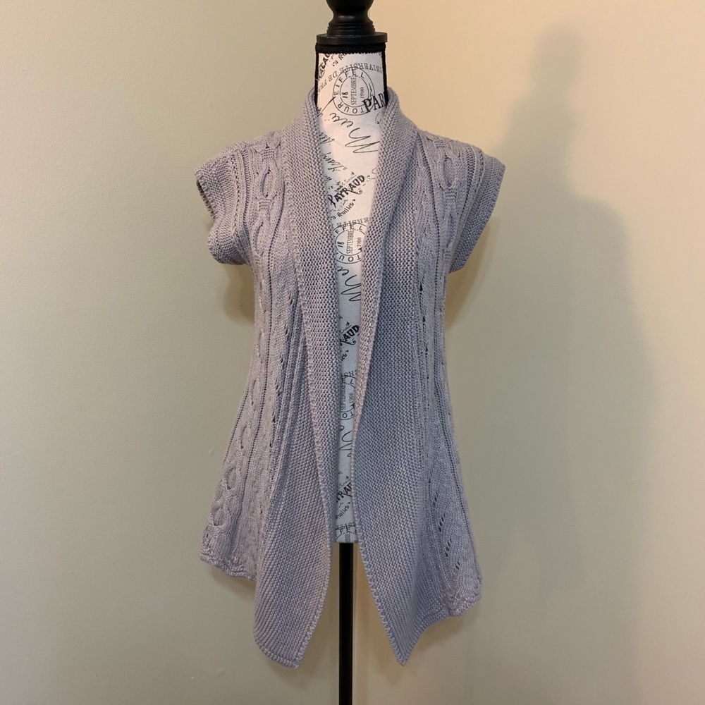 American Rag Sweater Short Sleeve Knitted